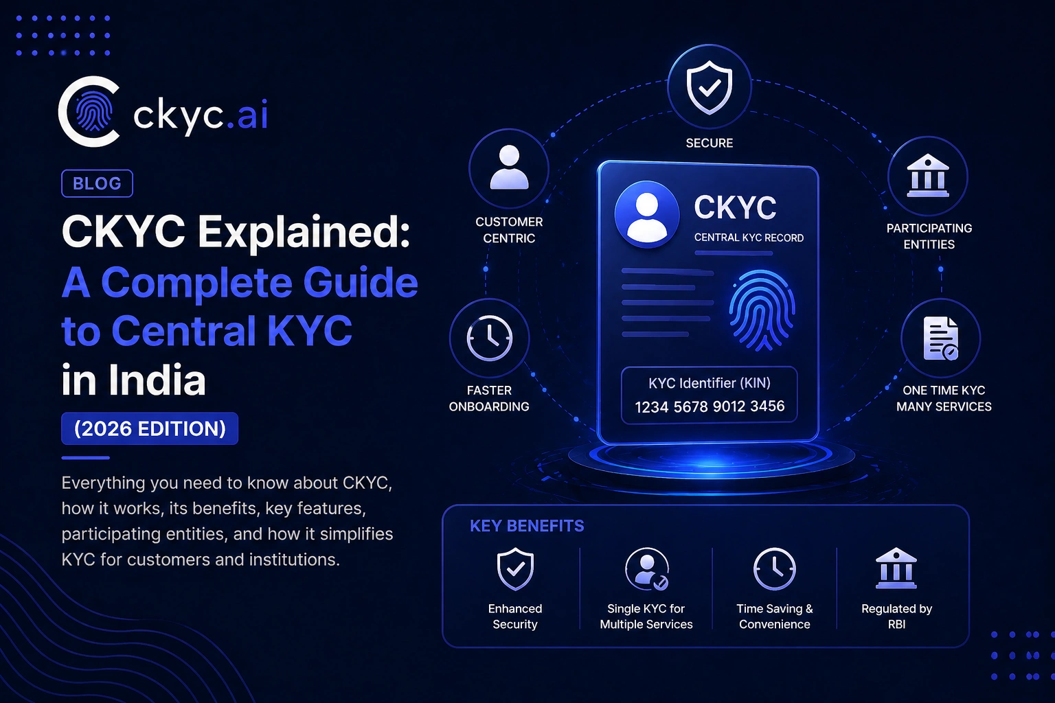 CKYC Explained: A Complete Guide to Central KYC in India (2026 Edition)