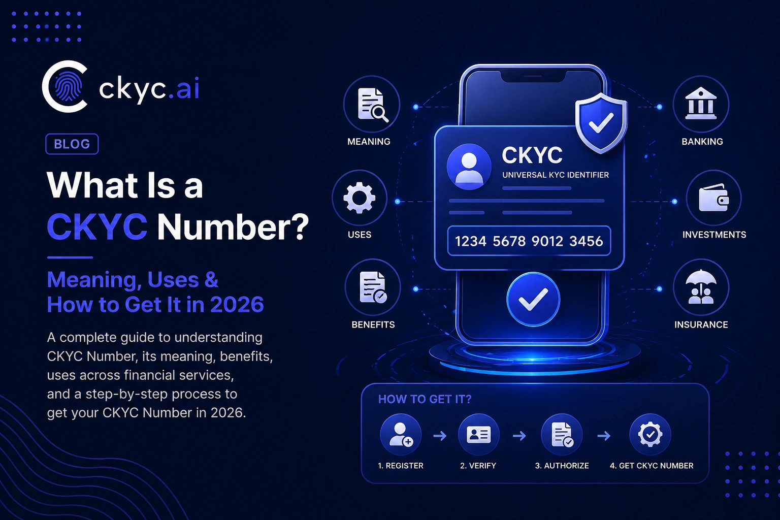 What Is a CKYC Number? Meaning, Uses & How to Get It in 2026